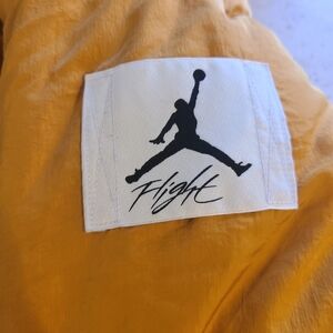 Michael Jordan Flight Yellow Puff Winter Jacket Mens Size XXL, EUC